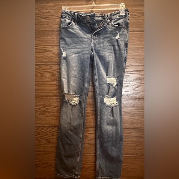 Hollister Denim - Hollister Distressed Dark Gray Skinny Jeans